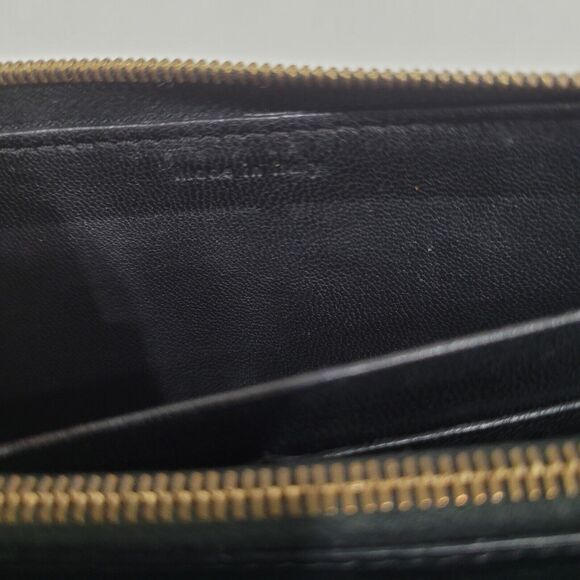 Celine Wallet Patent Leather Black Clutch Large Zip Around Multifunction Designe - Picture 4 of 9